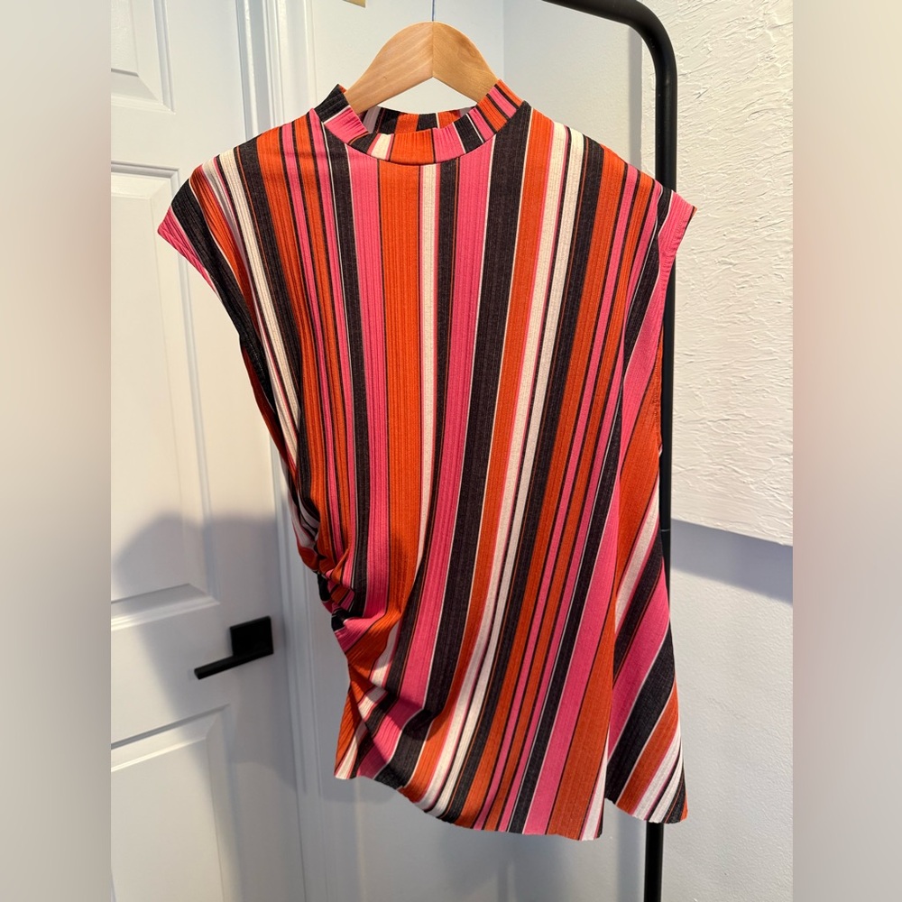 Striped Sleeveless Top